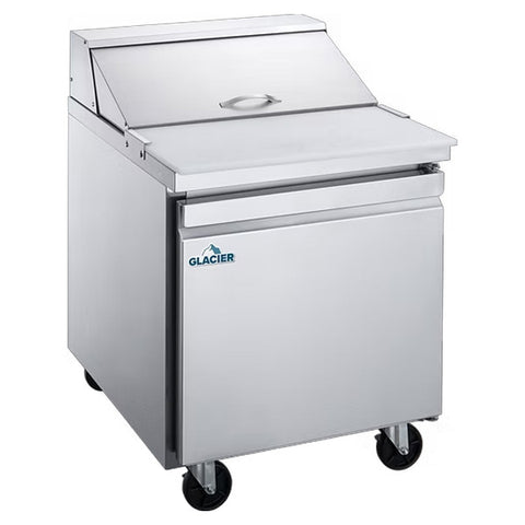 Glacier GST-29-8 - 29.2" Refrigerated Prep Table with One Door