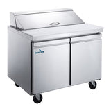 Glacier GST-48-12 - 48.25" Refrigerated Prep Table with Two Doors