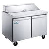Glacier GST-60-16 - 60.2" Refrigerated Prep Table with Two Doors