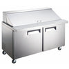 iBeeCool IBC-SPT47 - 47" Refrigerated Prep Table with Two Doors