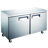 iBeeCool IBC-UF60 - 60.1" Undercounter Freezer - 15 Cu. Ft.