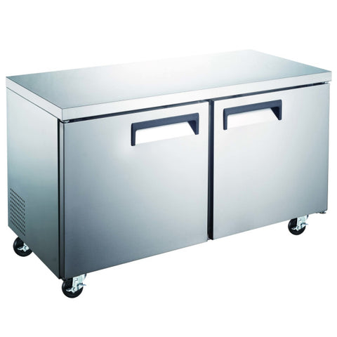 iBeeCool IBC-UF60 - 60.1" Undercounter Freezer - 15 Cu. Ft.