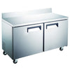 iBeeCool IBC-WTR60 - 60" Worktop Refrigerator with Two Doors - 15 Cu. Ft.