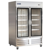 Ikon IB54FG - 54" Double Glass Door Display Freezer - 39 Cu. Ft.
