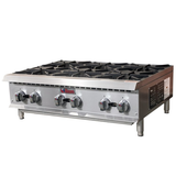 Ikon IHP-6-36 - Six Burner Gas Hot Plate - 150,000 BTU