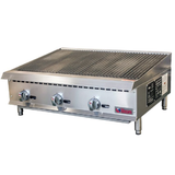 Ikon IRB-36 - 36" Gas Radiant Charbroiler - 105,000 BTU