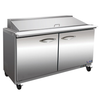 Ikon ISP36M - 36.2" Mega Top Refrigerated Prep Table with Two Doors