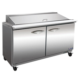 Ikon ISP36M - 36.2" Mega Top Refrigerated Prep Table with Two Doors