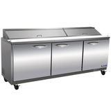 Ikon ISP72 - 71.7" Refrigerated Prep Table with Three Doors