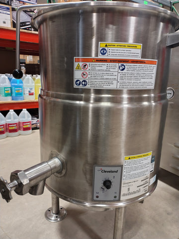 New - Cleveland KEL-25 Tri Leg Electric Kettle