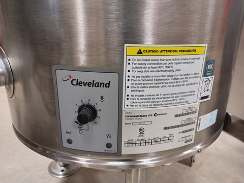 New - Cleveland KEL-25 Tri Leg Electric Kettle