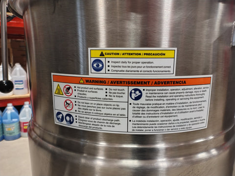 New - Cleveland KEL-25 Tri Leg Electric Kettle