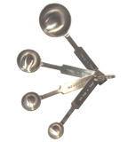 Winco MSPD-4X Stainless Steel Measuring Spoons 1/4 tsp 1/2 tsp 1 tsp 1 tbs