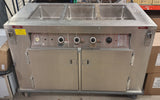 Used Fully Serviced - Hatch HSF-M-3 Stainless Steel Hot Food Server (3 wells)