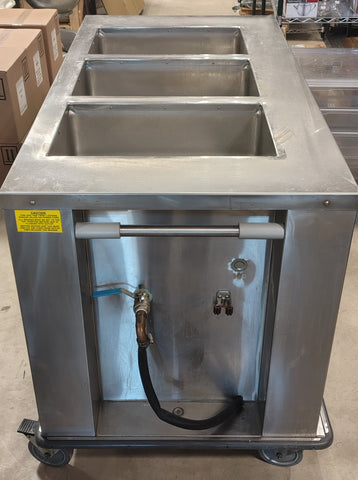 Used Fully Serviced - Hatch HSF-M-3 Stainless Steel Hot Food Server (3 wells)