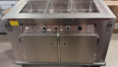 Used Fully Serviced - Hatch HSF-M-3 Stainless Steel Hot Food Server (3 wells)