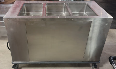 Used Fully Serviced - Hatch HSF-M-3 Stainless Steel Hot Food Server (3 wells)