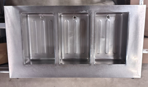 Used Fully Serviced - Hatch HSF-M-3 Stainless Steel Hot Food Server (3 wells)