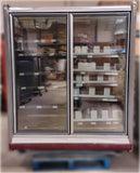 FULLY SERVICED Arneg BR1562 - BREMA 2-door GC Commercial Merchandiser Glass Door Display REMOTE REFRIGERATION SYSTEM NOT INCLUDED