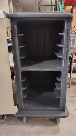 Cambro 28" 58.1" 36.5" Tray Insulated Meal Delivery Cart, Gray