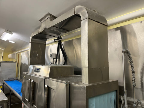 Used - Hobart CLPS66eN-ADV ELECTRIC - High Temperature Rack Conveyor Dishwashing Machine