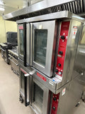 USED - Blodgett Mark V Electric Double Stack Convection Oven – Standard Controls, Legs