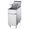 Inferno IF-40 - 40 lb. Gas Floor Fryer - 90,000 BTU