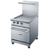 Inferno IR24-24G - 24" Commercial Gas Range with Griddle