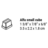 ITV Alfa NDP 55A - 14" Undercounter Gourmet Ice Machine - 44 lb Production, 13 lb Storage