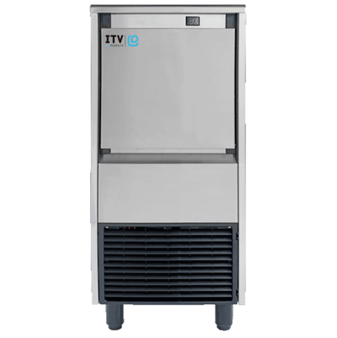 ITV Delta NG 80A - 16" Air Cooled Undercounter Gourmet Ice Machine - 77 lb Production, 33 lb Storage