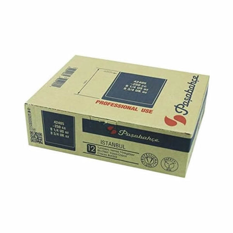 Pasabahce - Istanbul Rocks Glass, 8 oz TUMBLER 250CC 12PC SET