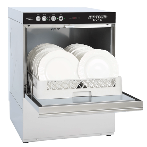 Jet Tech EV18 - 60 Racks/Hour High Temperature Undercounter Dishwasher - 208-240v