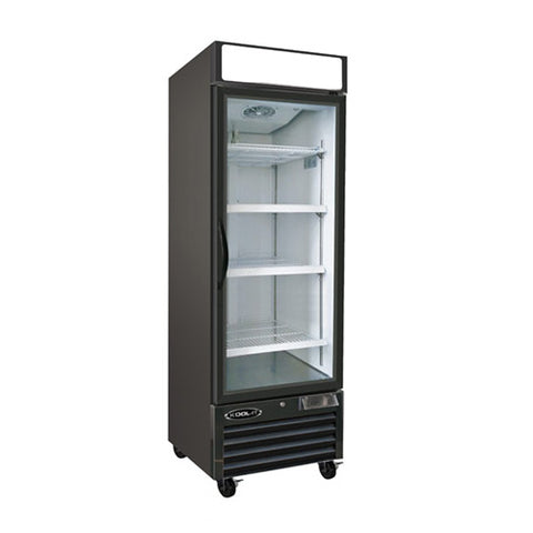 Kool-It KGF-23 - 26" Single Swinging Glass Door Display Freezer - 19.2 Cu. Ft.
