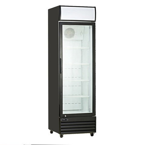 Kool-It KGM-13 - 22" Single Swinging Glass Door Display Cooler - 11.6 Cu. Ft.
