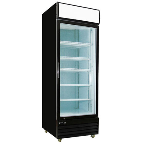 Kool-It KGM-23 - 27" Single Swinging Glass Door Display Cooler - 20.9 Cu. Ft.