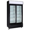 Kool-It KGM-36 - 44.5" Double Swinging Glass Door Display Cooler - 31.1 Cu. Ft.
