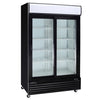 Kool-It KSM-42 - 52" Double Sliding Glass Door Display Cooler - 34.1 Cu. Ft.
