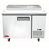 MCK Equipment GD-TPP-47 - 47" Refrigerated Pizza Prep Table with One Door