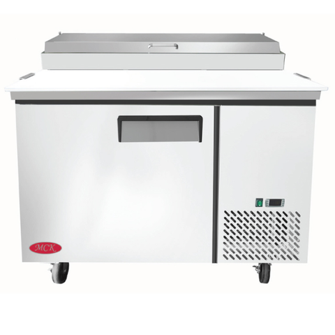 MCK Equipment GD-TPP-47 - 47" Refrigerated Pizza Prep Table with One Door