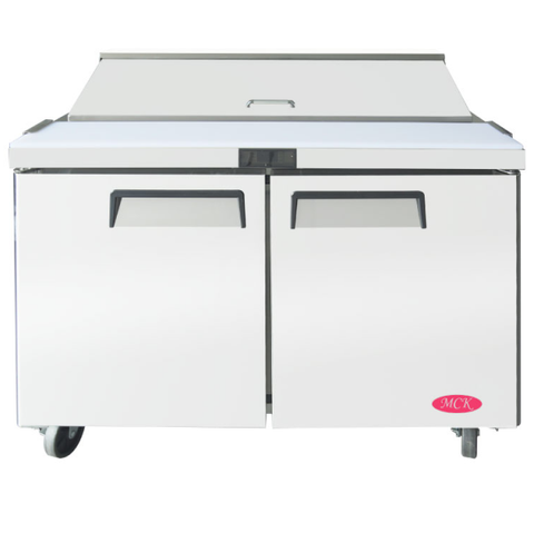 MCK Equipment TSSU60T - 61" Refrigerated Prep Table with Two Doors