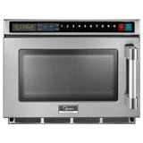 Midea 1217G1S - 1200w Medium Duty Commercial Microwave with Bar Code Scanner & Touchpad Controls - 0.6 Cu. Ft.