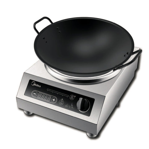 Midea MIC3400WK - 1 Burner Countertop Wok Range with 12" Ring - 3.4kW