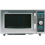 Sharp R21LCFS - Commercial Microwave Oven, 1.0 Cu. Ft., 1000 Watt, Dial Control