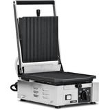 Trento PG-IT-0483 - 9" x 10" Grooved Panini Grill