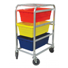 Omcan 13493 - 3-Tier Mobile Aluminum Lug Rack