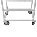 Omcan 13498 - 6-Tier Mobile Aluminum Lug Rack