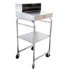 Omcan 13511 - 24" Mobile Stainless Steel Receiving Desk