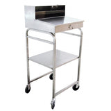Omcan 13511 - 24" Mobile Stainless Steel Receiving Desk