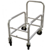 Omcan 18315 - 1-Tier Mobile Aluminum Lug Rack with Handle