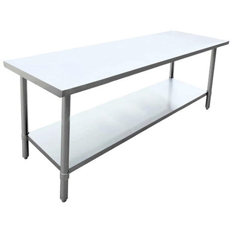 Omcan - All Stainless Steel Work Table with Undershelf - 24" Deep